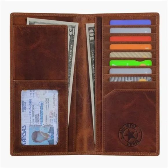 LEATHER Western Wallet for Men - Picture 4 of 7